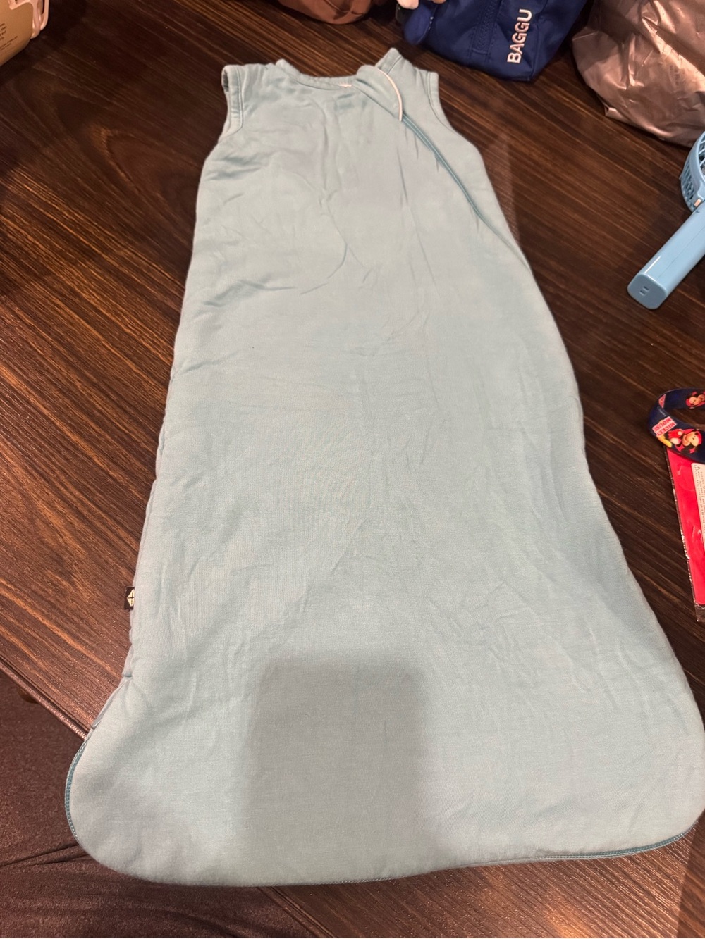Kyte BABY Light Blue Sleeveless Baby Sleep Sack